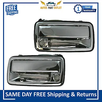 New Front Chrome Outside Exterior Door Handle S-10 Set For 1994-2005 Chevy GMC • $52.90