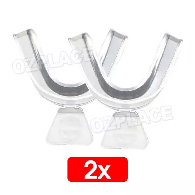 8x Teeth Whitening Mouth Trays Custom Self Mould Thermo Plastic Clear Guards AU • $5.45