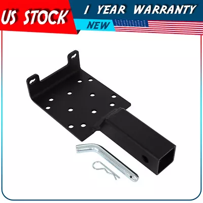 2  Receiver Trailer Hitch Winch Mount Plate For ATV UTV Cradle Mounting Bracket • $29.99