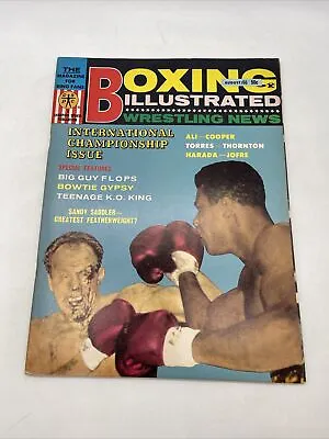 Boxing Illustrated Wrestling News Magazine August 1966 Ex+ Muhammad Ali • $11.70