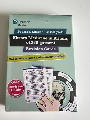 Revision Cards Edexcel GCSE (9-1) History Medicine In Britain C1250 To Present • £3.95