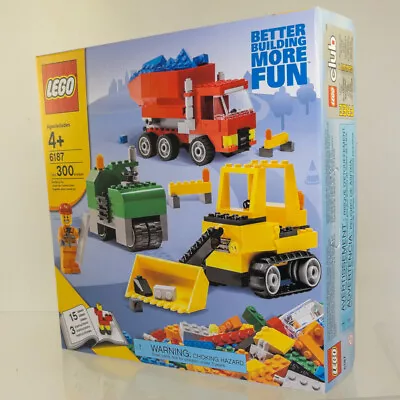 LEGO - ROAD CONSTRUCTION (#6187) (300 Pieces) (Unopened - NM BOX) • $65.89