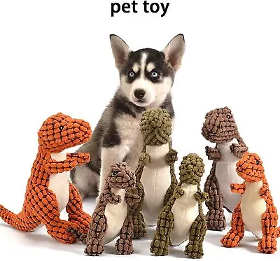 Dog Puppy Gift Dinosaur Big Paws Soft Plush Toy Present， Interactive Dog Toy ‘ • £6.59