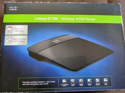 Linksys E1200 Wireless-N300 Router • $5