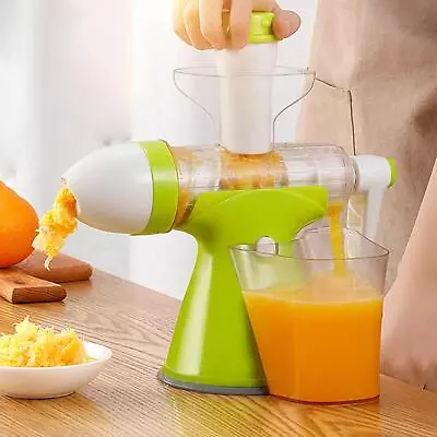 Manual Juicer Cold Press Grinding Juicer Machine Small Kitchen Appliances Easy • £31.75