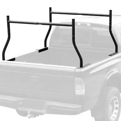 Adjustable Utility Work Pick Up Truck Double Ladder Racks Lumber Kayak Rack • $179.99