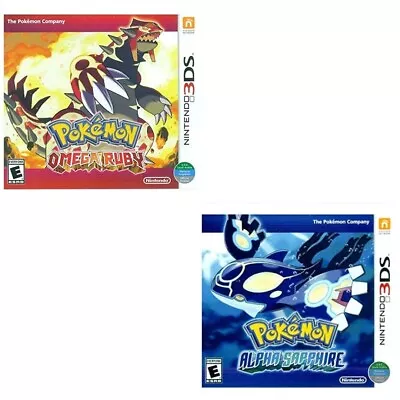 Pokemon: Alpha Sapphire & Omega Ruby 3DS Brand New Game Bundle (2014 RPG) • $75.99