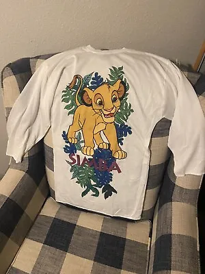 Vintage 90’s Disney Simba From Lion King Long Sleeve Shirt • $12