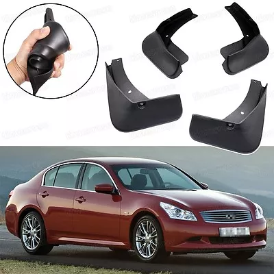 Car Mud Flaps Splash Guard Fender Mudguard For Infiniti G35 G37 2007-2014 • $53.89