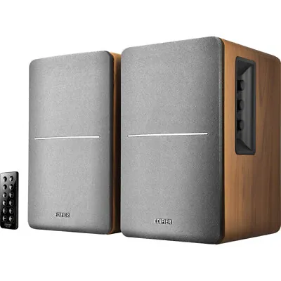 EDIFIER R1280DB-BR  42W Bluetooth Active Speakers Brown Bookshelf Optical Audio • $183