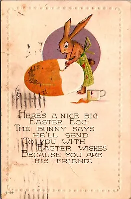 Easter Bunny Vintage Postcard • $3.99