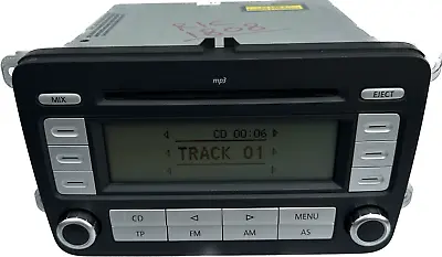 VW RCD300 Passat Touran Golf Stereo Radio CD MP3 Player TESTED +CODE 1K0350186AF • $62.13