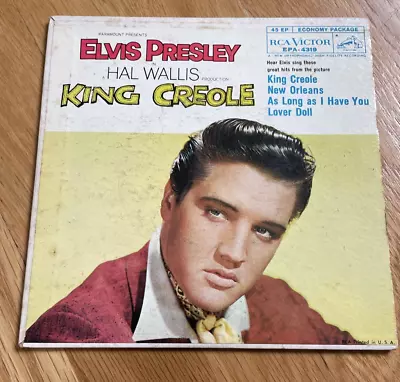 Elvis Presley King Creole EPA 4319 W/Hard Cardboard Sleeve  45 RPM • $11.99