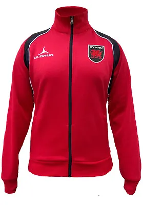 Olorun Wales Rugby Supporters Retro Jacket Red/Black Size S-3XL • £12