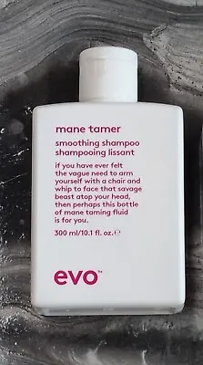 Evo Mane Tamer Smoothing Shampoo 300ml Smooth & Control Frizzy Hair • $33.24