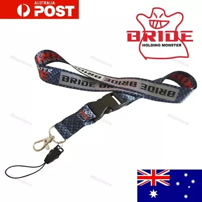 JDM Bride Lanyard Keychain Quick Release Japanese Key Strap Racing White Car New • $9.99