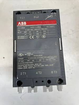 CHIPPED  ABB A185-30 A185-30-11 AC Contactor 120V COIL • $116.99