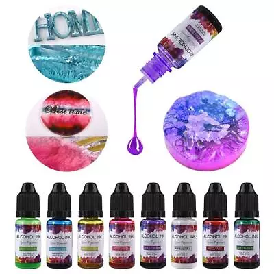 24 Colors Epoxy UV Resin Ink Pigment Liquid Colorant Dye DIY Set Ks • $1.55