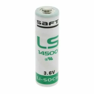 3.6V SAFT AA LS 14500 LS14500 PRIMARY LITHIUM Li-SOCl2 CELL BATTERY • £5.95