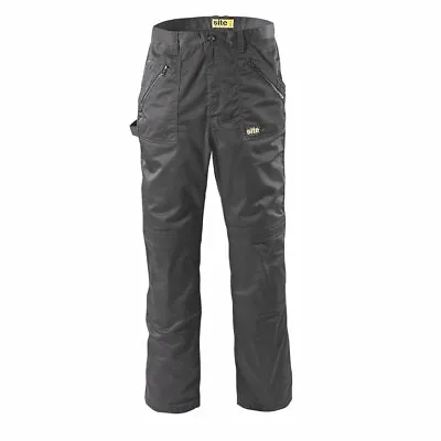 £12.95 • Buy Men's Multi-pocket Work Trousers With Top Loading Reinforced Knee Pad Pockets