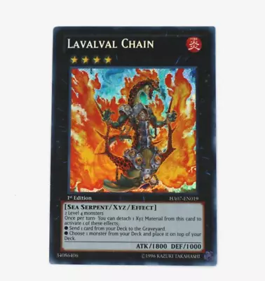 Lavalval Chain - HA07-EN019 - Secret Rare - Unlimited Edition NM YuGiOh!  Hidden • $11.50