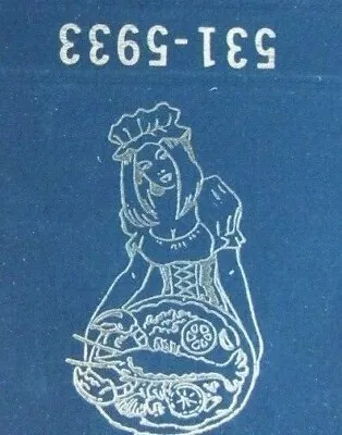 Girlie Waitress: Quaterdeck Matchbook Cover (tacoma Washington) Nice Rack -e12 • $5.93