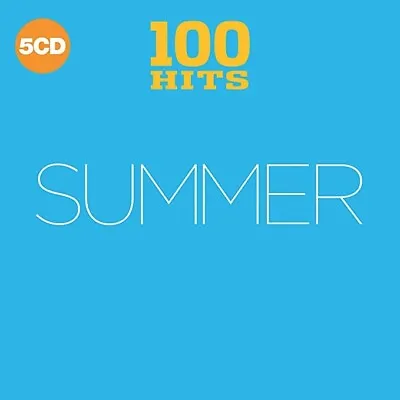 100 Summer Party Pop Music Hits Compilation 5 CD New Sealed • £5.95