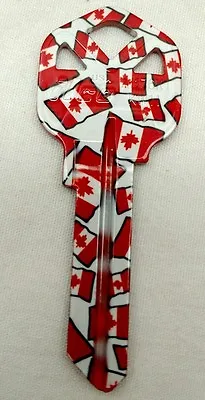 $4.96 • Buy Ilco Personali-Keys Kwikset KW11 Canadian  Flag Blank House Key