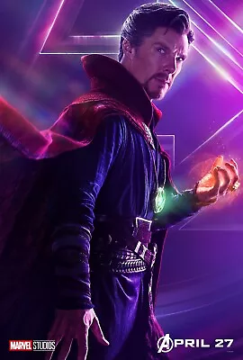 Marvel Print Poster Avengers Infinity War Film Benedict Cumberbatch Dr. Strange • $9.99