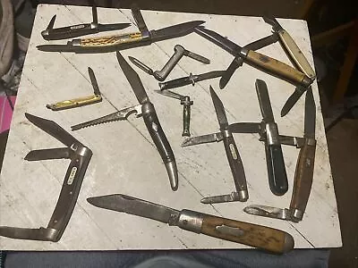 Estate Vintage Knife Collection  German /old TimerSchrade Walden Plus • $50