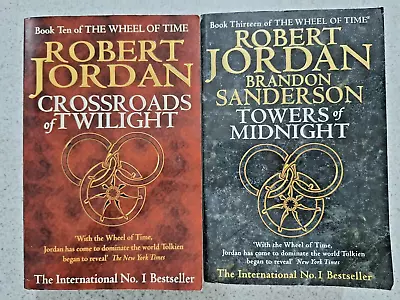 Wheel Of Time Books 10 And 13 Robert Jordan Large Paperbacks • $32.50