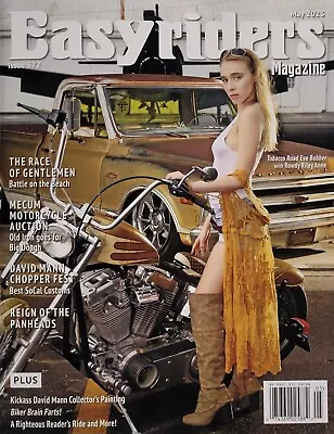 ROWDY RILEY ANNE May 2023 CLASSIC EASYRIDERS Magazine # 572 / PANHEADS / NEW • $6.70