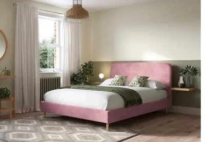 £235 • Buy Brand New Completely Unused Pink Double Upholstered Bed Frame 