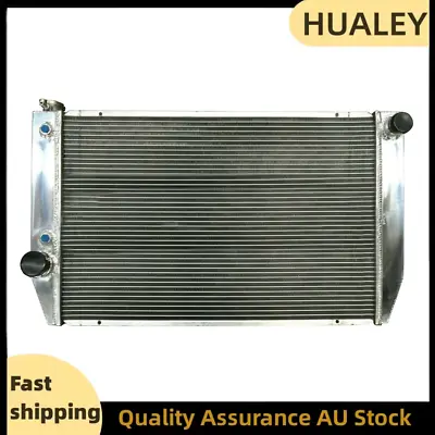 3 ROW RADIATOR For Ford Falcon V8 6cyl XC/XD XE XF FAIRLANE ZH/ZJ ZK/ZL AT • $185
