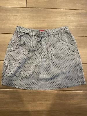 Merona Skirt Womens Size Large Gray Pull On Drawstring Waist • $5