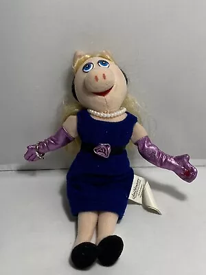 Jim Henson Muppets Sababa Toys Plush Miss Piggy Doll In Evening Gown 8” 2004 • $11.95