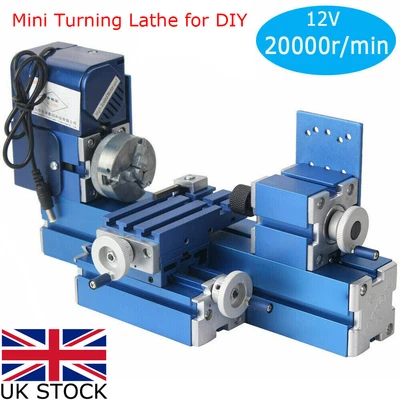£169.98 • Buy Mini Motorized Lathe Machine 24W Metal Woodworking Tool For Model Making DIY
