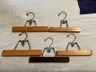 Vintage Wooden Pants Hangers - Lot Of 5 • $9.99