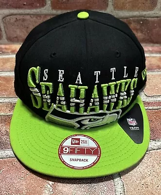 New Seattle Seahawks New Era 9Fifty Original Fit Snapback Hat Cap Embroidered ✅ • $19.99