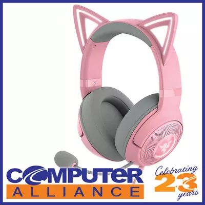 Razer Kraken Kitty V2 Quartz USB Headset With RGB Kitty Ears • $199
