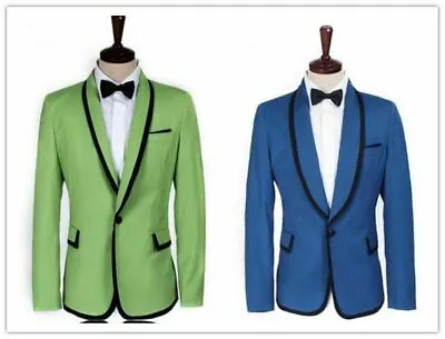 Popular Gangnam Style Tuxedo Jacket PSY Blue Suit Cosplay Costume/ • $33.25
