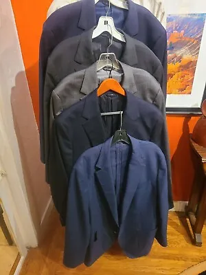 Lot Of 5 Bonobos Sport Coats Grays & Blues Standard Fit Excellent Shape 44R • $199.99