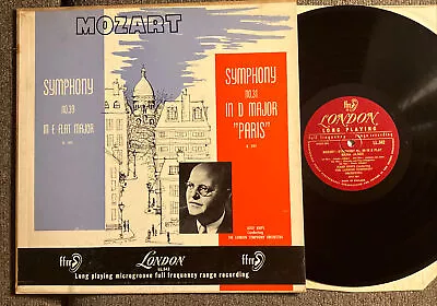 MOZART Symphony No39 31 UK 1952 LONDON Ffrr LL 542 Josef Krips Beautiful NM LP • $14.99