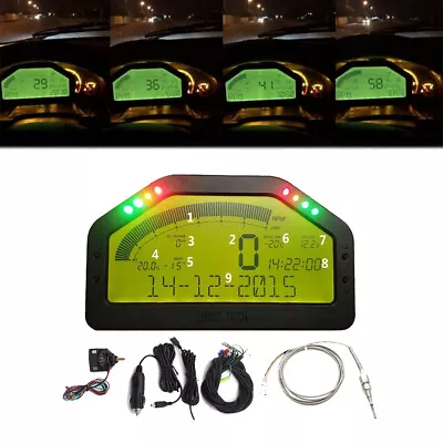 Car Race Dash Digital LCD Display Gauge Meter Full Sensor Set 9000RPM Bluetooth • $402.40