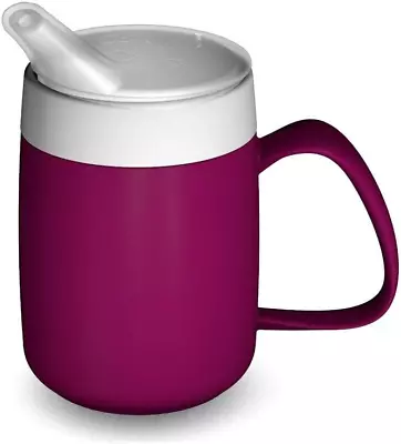 Ornamin Mug With Internal Cone 160 Ml Blackberry With Spouted Lid With Small 207 • £9.90