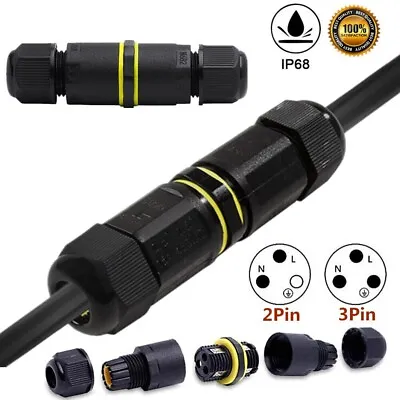 IP68 Waterproof Electrical Wire Cable Connector Outdoor Underwater Plug 23Pins • £3.90