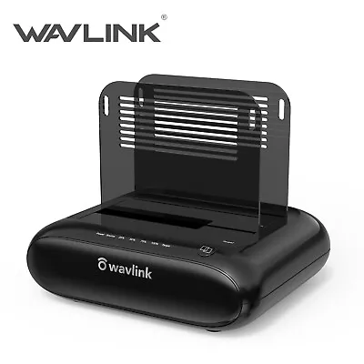 USB 3.0 To SATA External Hard Drive Docking Station Dual Bay &2.5  3.5 HDD/SDD • $26.99