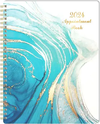 2024 Weekly Appointment Book - Daily Hourly Planner 2024 8  X 10  • $7.68