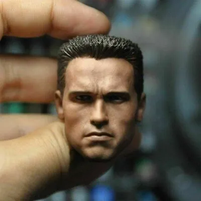 £30.23 • Buy 1:6 Scale Male Soldier T800 Arnold Schwarzenegger Head Sculpt Fit 12'' Figure