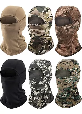 Balaclava Face Masks Hunting Mask Camo Masks Men Women Adult Hunting 6 Pack Med • $17.95